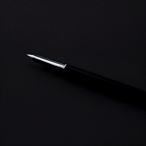 a pen on a table